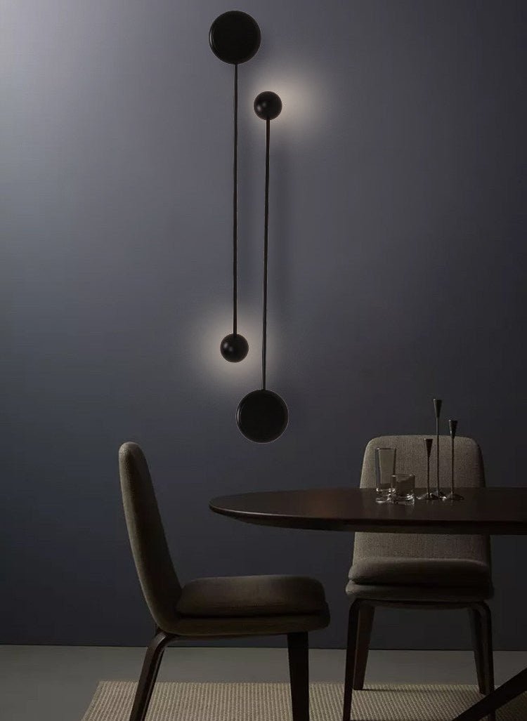 Sphere wandlamp met LED