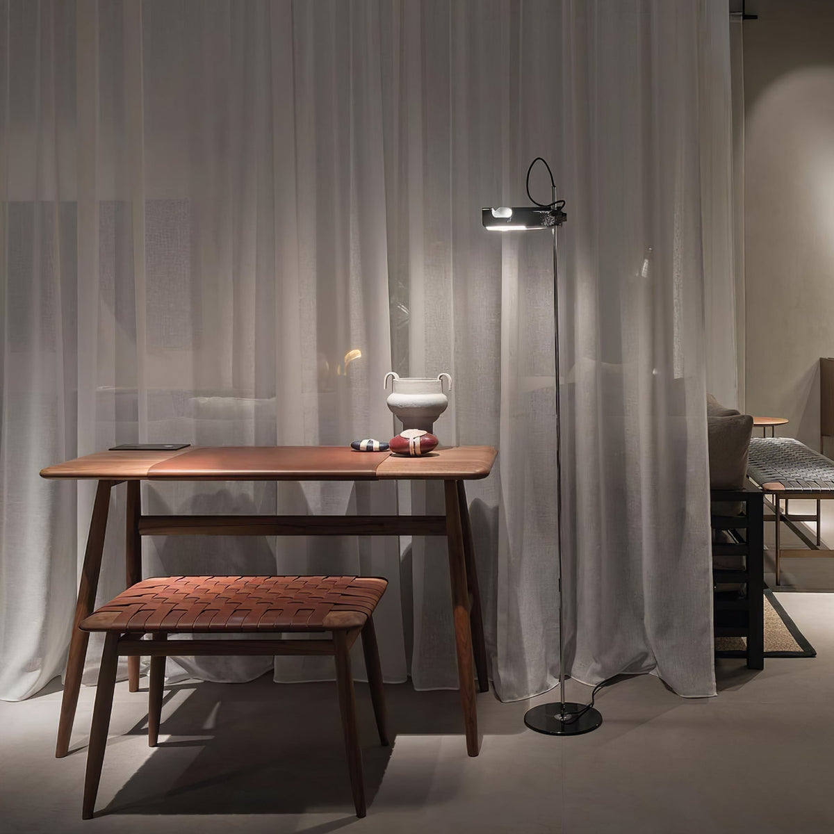Merven minimalistische vloerlamp