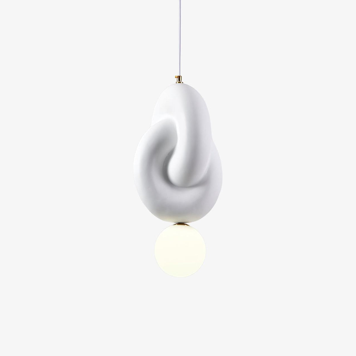Tyev individuele creatieve hars-glas hanglamp
