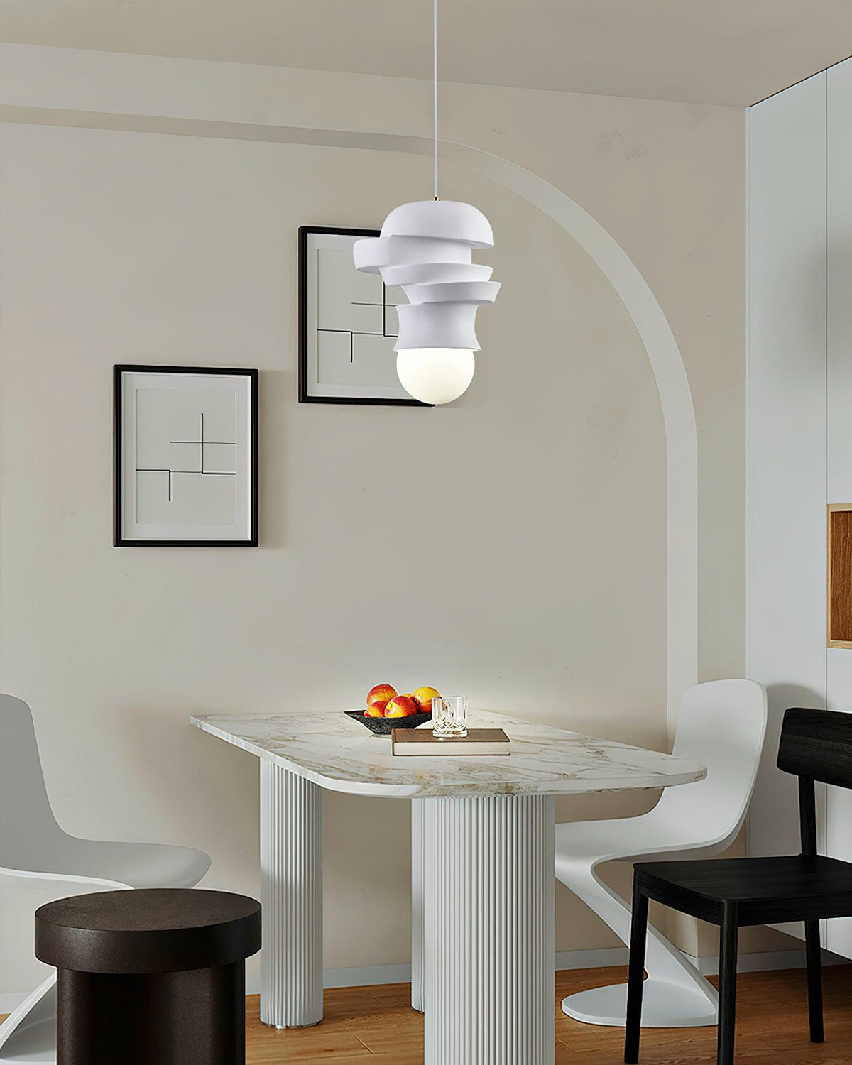 Tyev individuele creatieve hars-glas hanglamp