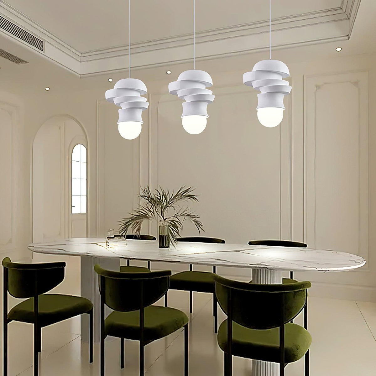 Tyev individuele creatieve hars-glas hanglamp
