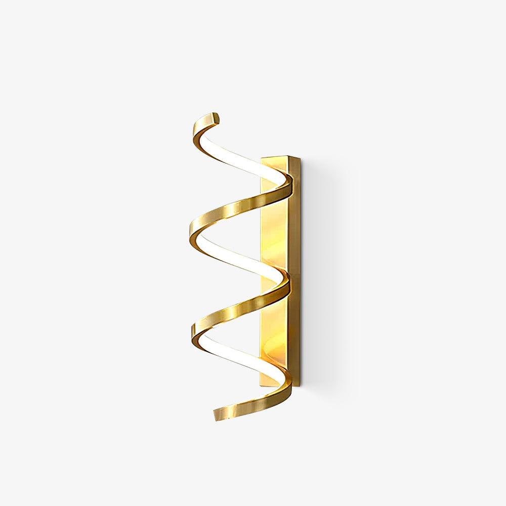 Asilion wandlamp met spiraal in Noordse kunststijl