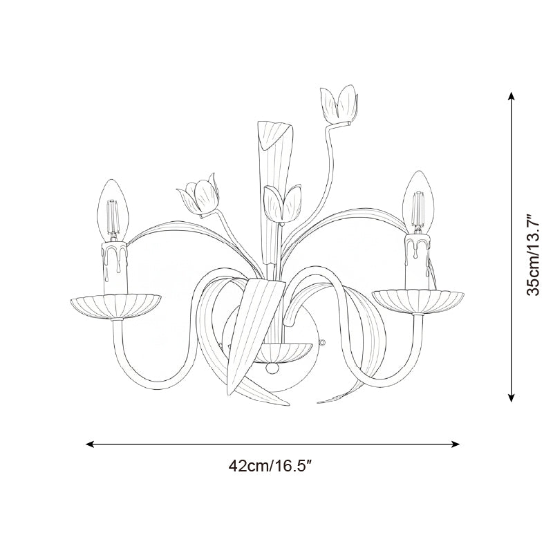 Tulianne wandlamp