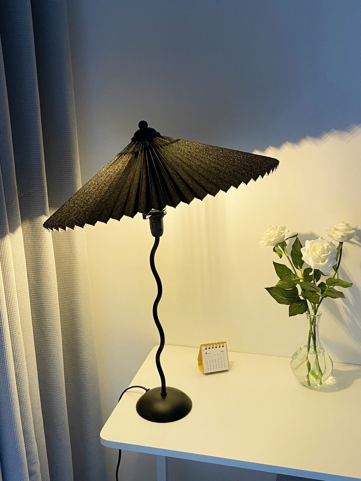 Vioro tafellamp van textiel