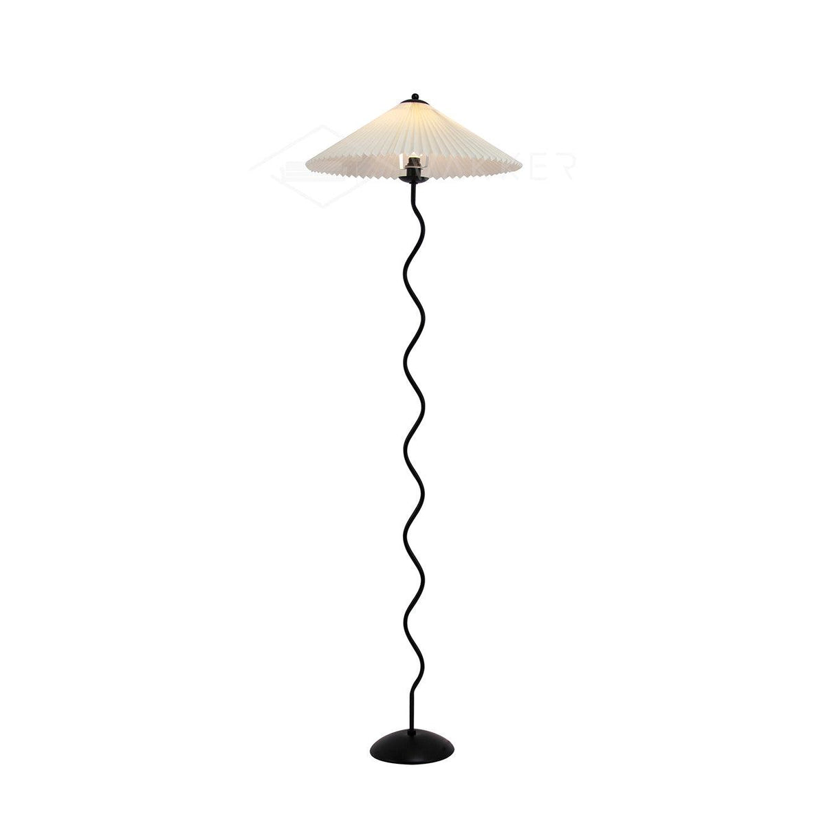 Lioraven vloerlamp van textiel in minimalistisch ontwerp