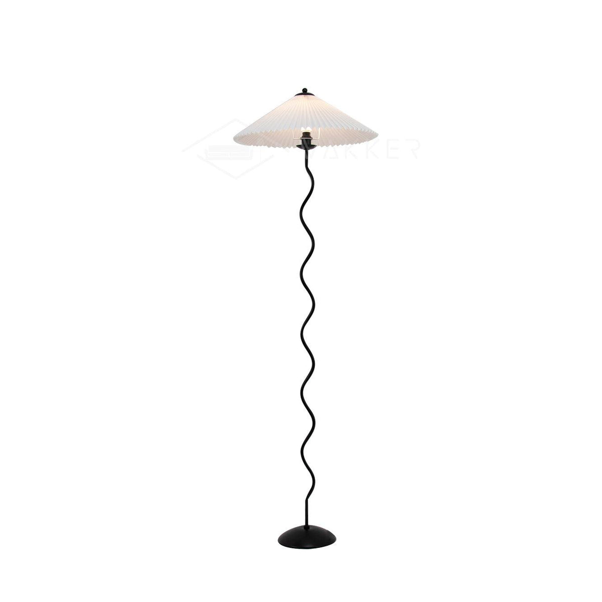 Lioraven vloerlamp van textiel in minimalistisch ontwerp