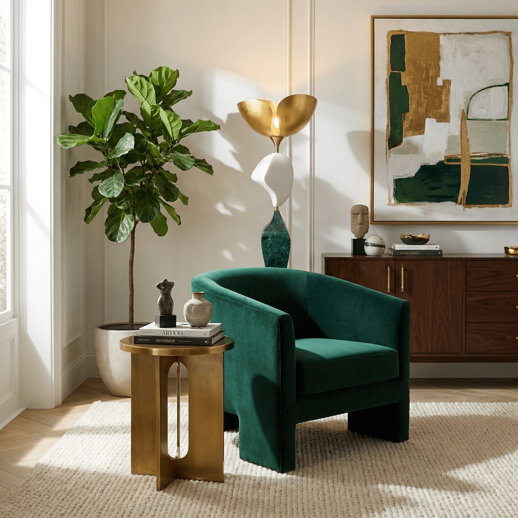 Stacked vloerlamp met sculpturale vormgeving