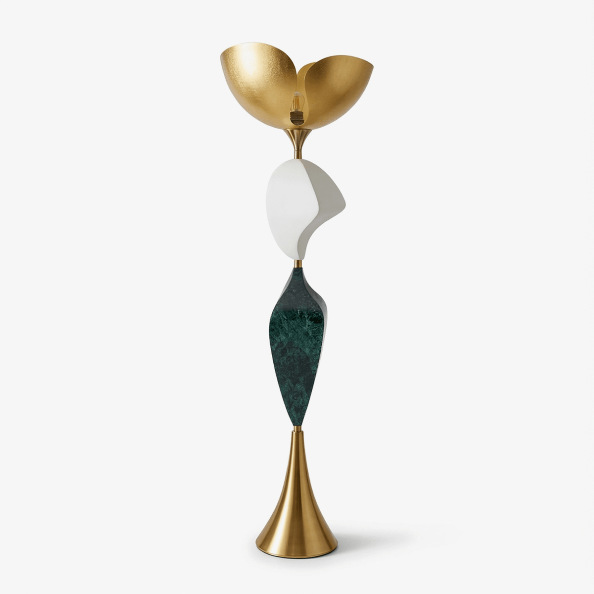 Stacked vloerlamp met sculpturale vormgeving