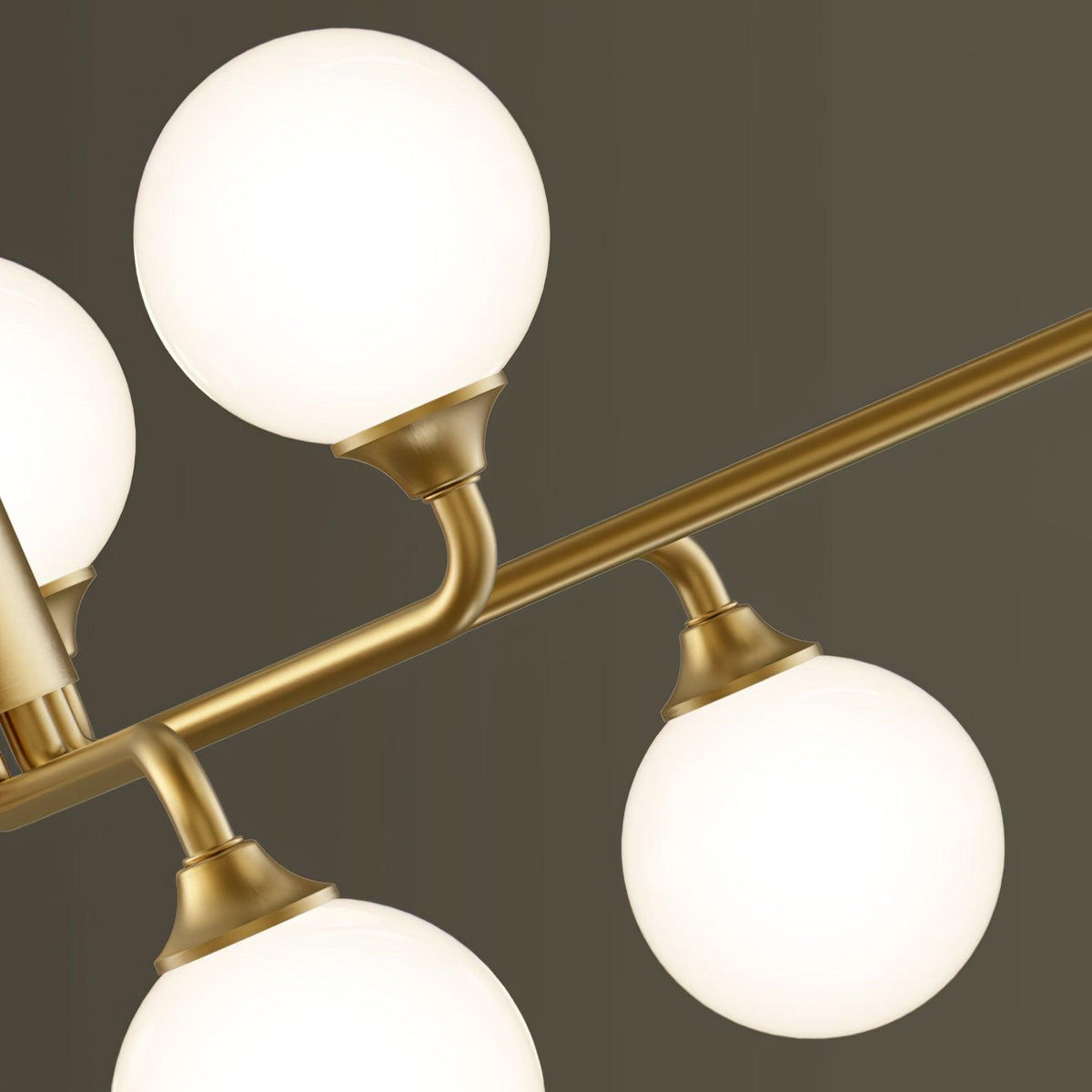 Nivor Moderne kroonluchter met glas