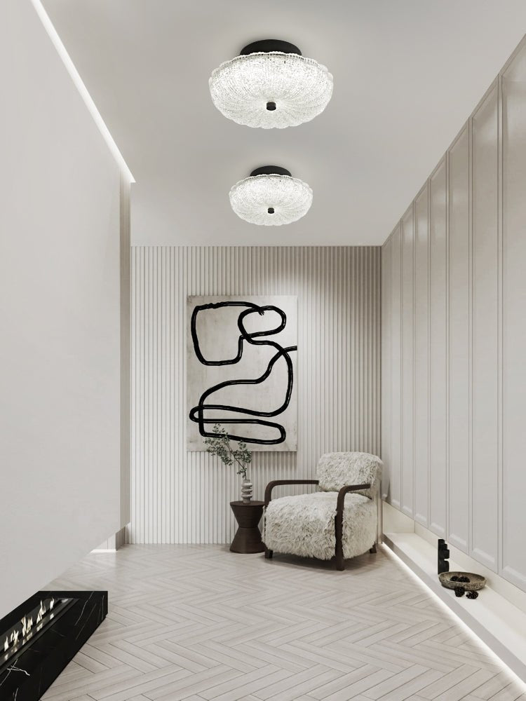 Evraeel Moderne minimalistische plafondlamp met sterrenhemel glas