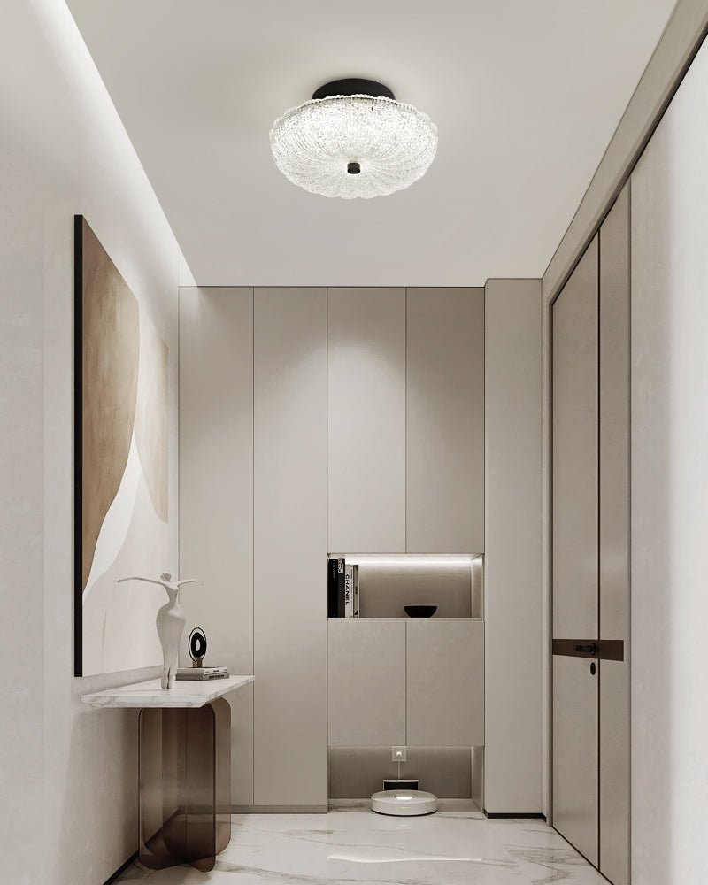 Evraeel Moderne minimalistische plafondlamp met sterrenhemel glas