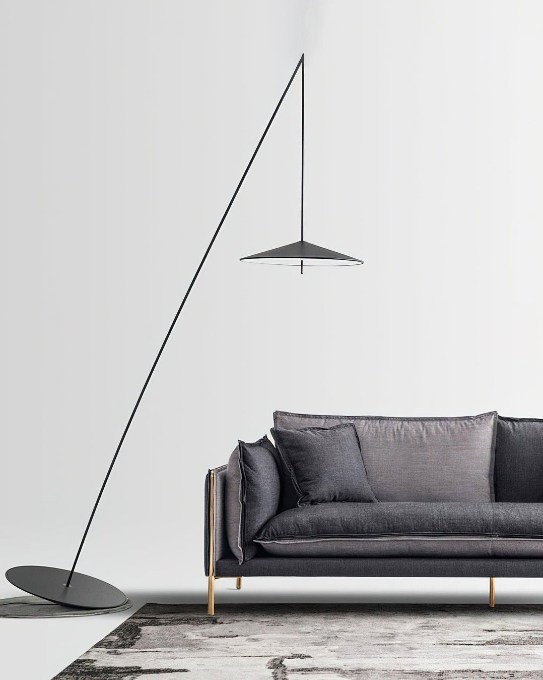 Arcana Zwart Minimalistische vloerlamp