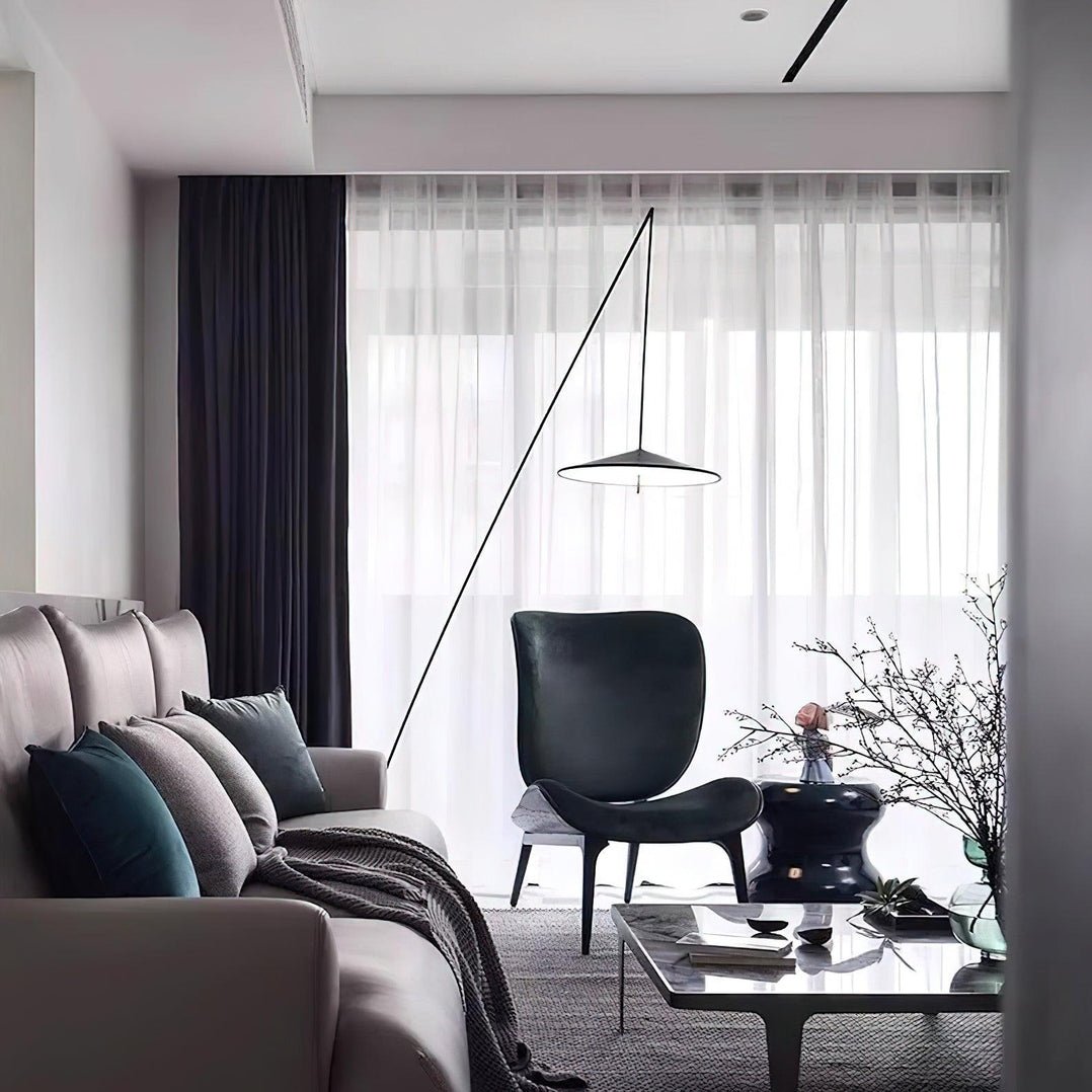 Arcana Zwart Minimalistische vloerlamp