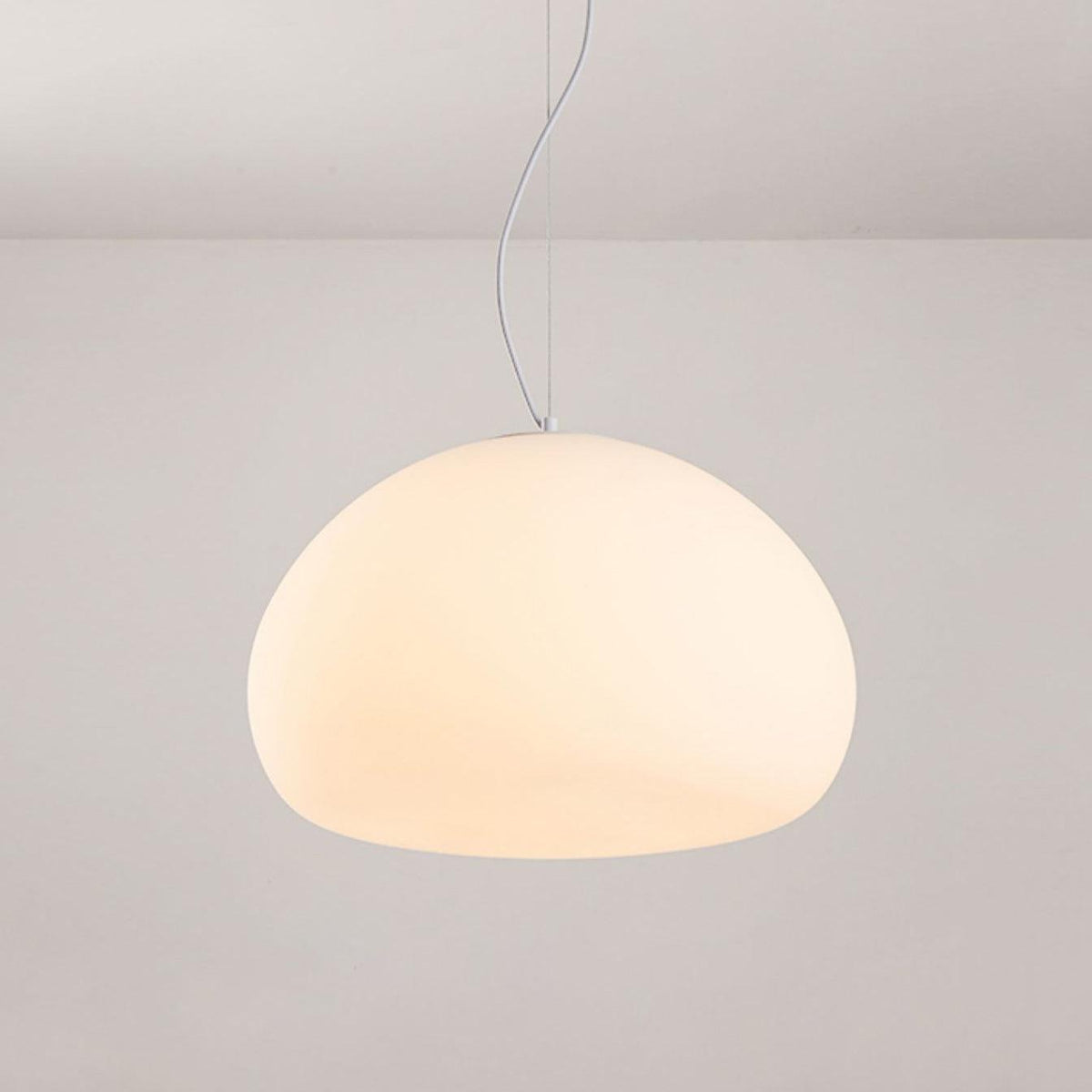 Zerina hanglamp met glazen kap