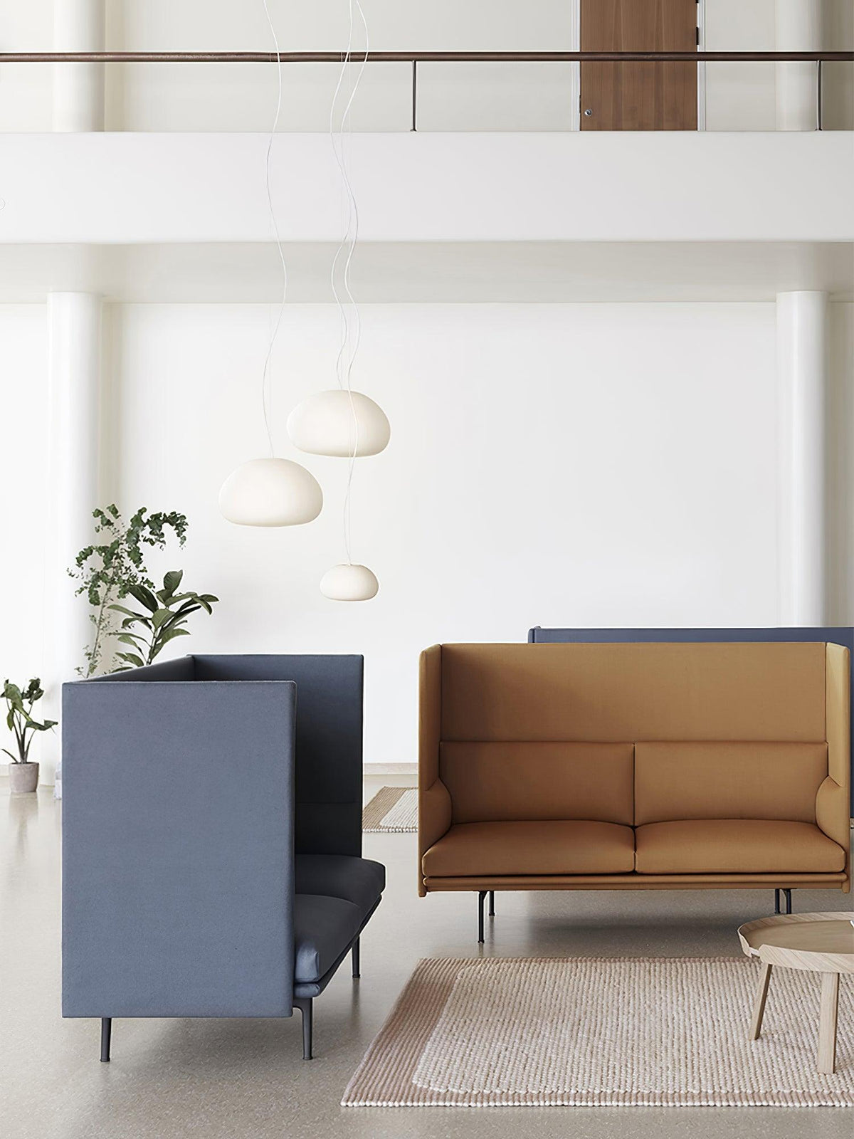 Zerina hanglamp met glazen kap