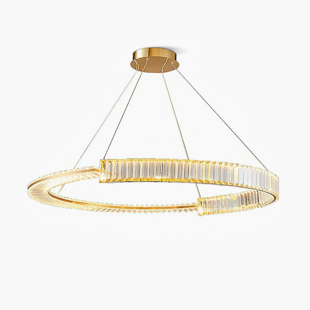 Cyrerira kroonluchter Stella LED kristalring