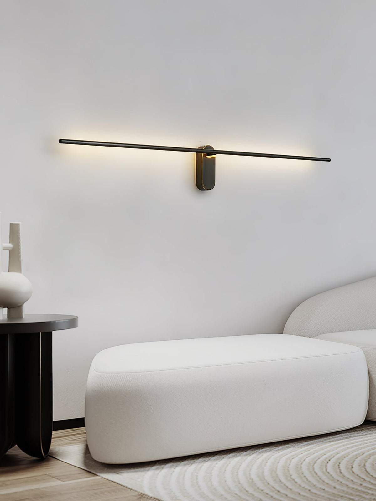 Marissa staafvormige messing wandlamp