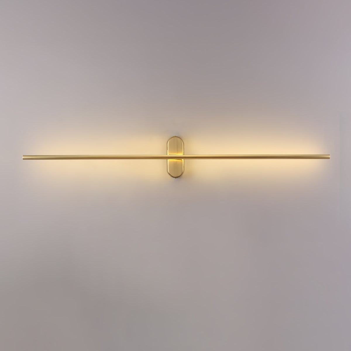 Marissa staafvormige messing wandlamp