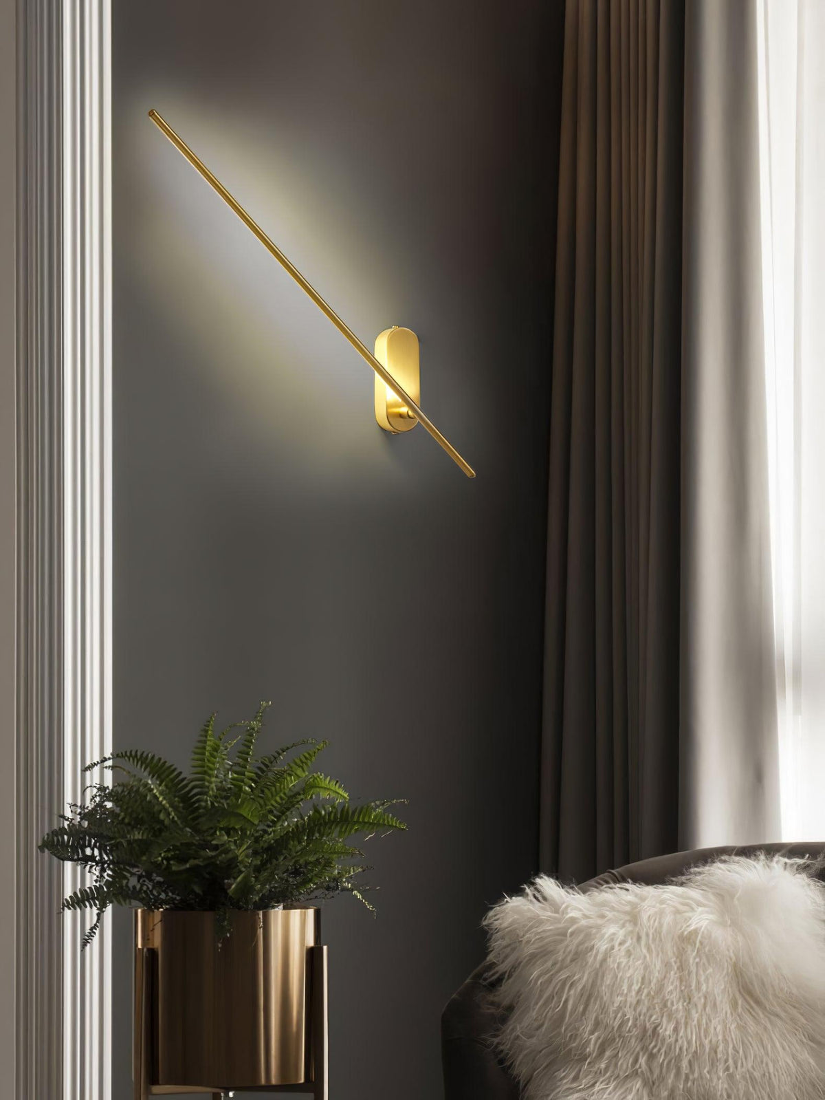 Vrysl wandlamp Staafvorm Met Stekker Minimalistisch