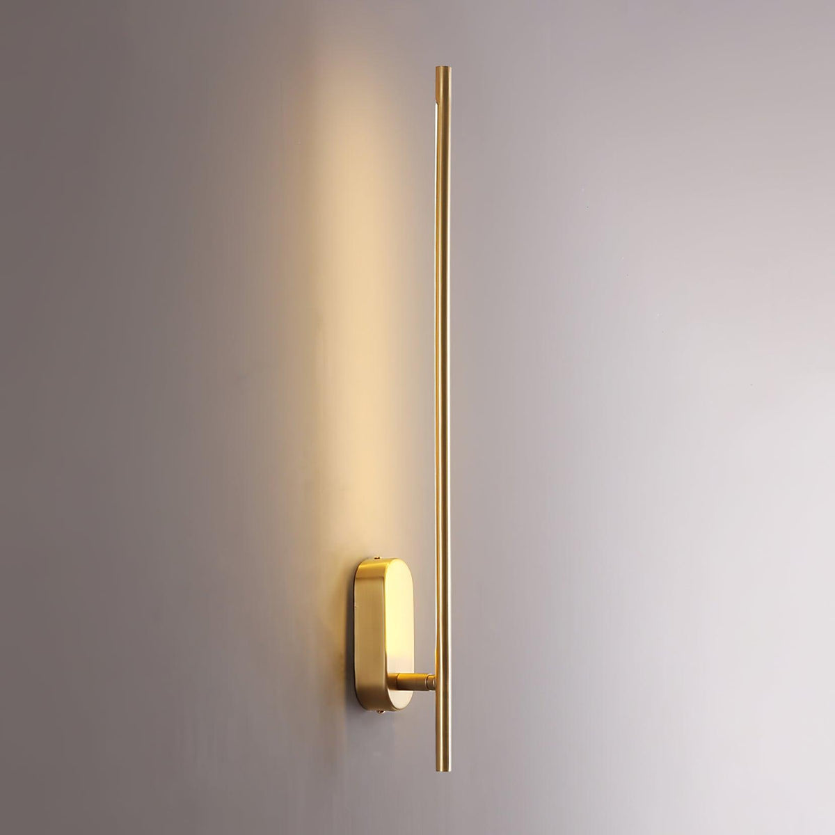 Marissa staafvormige messing wandlamp