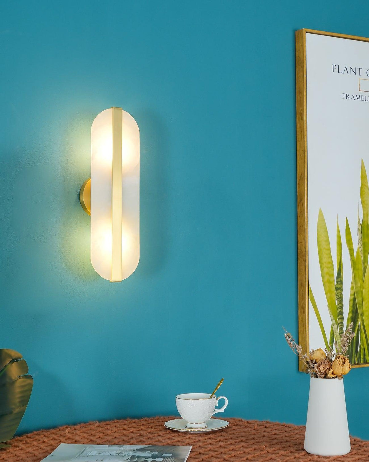 Calura Albast dubbele wandlamp