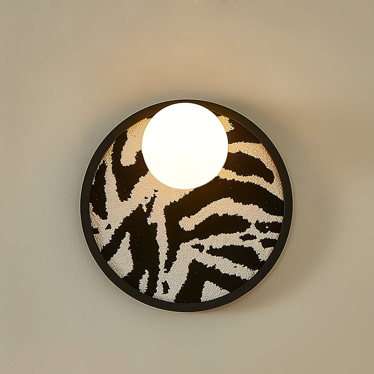 Sytala Premium Noordse kunst Orbit-vezel wandlamp