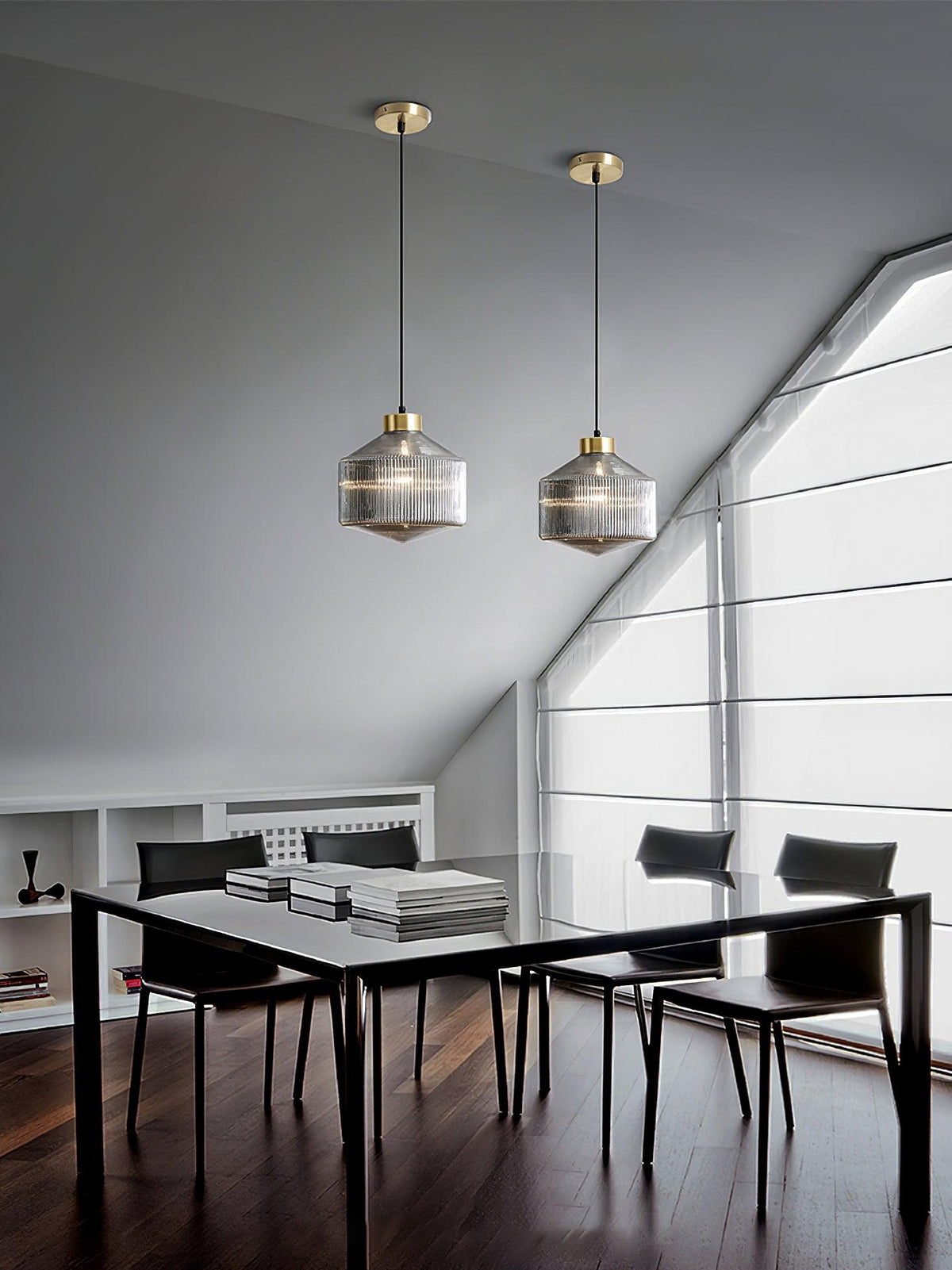 Velorarn kunstmatige hanglamp met glas