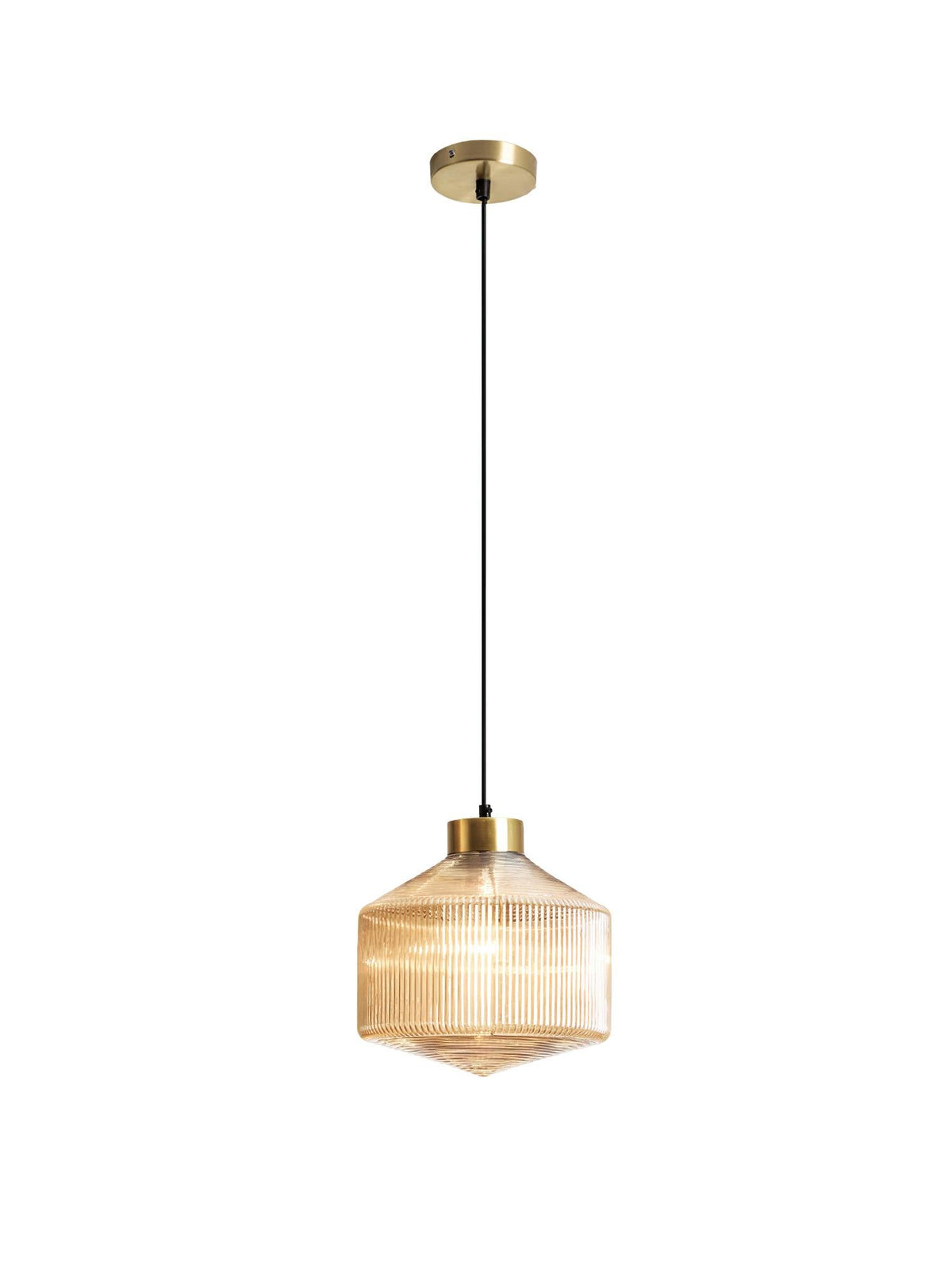 Velorarn kunstmatige hanglamp met glas