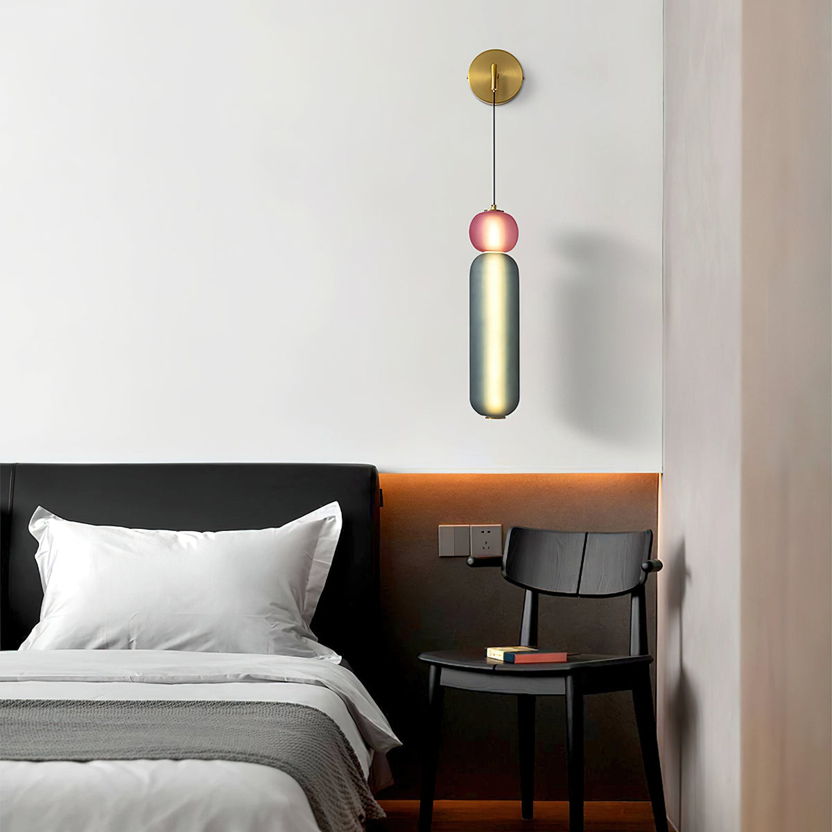 Eurtalia Moderne minimalistische wandlamp van glas