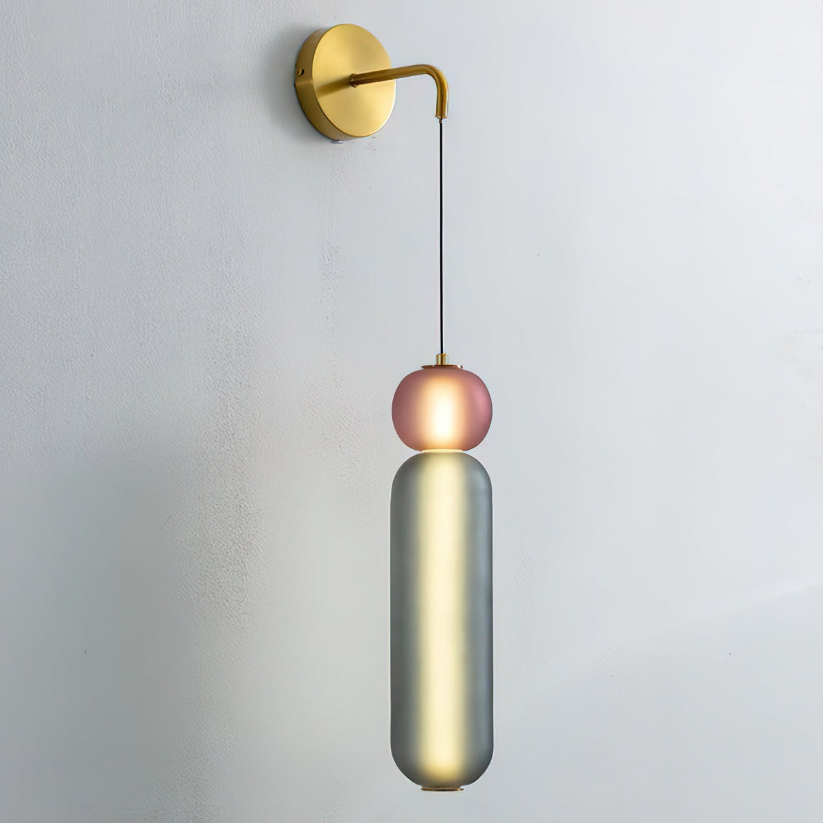 Eurtalia Moderne minimalistische wandlamp van glas