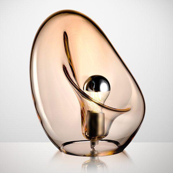 Rune minimalistische hanglamp met glazen kap