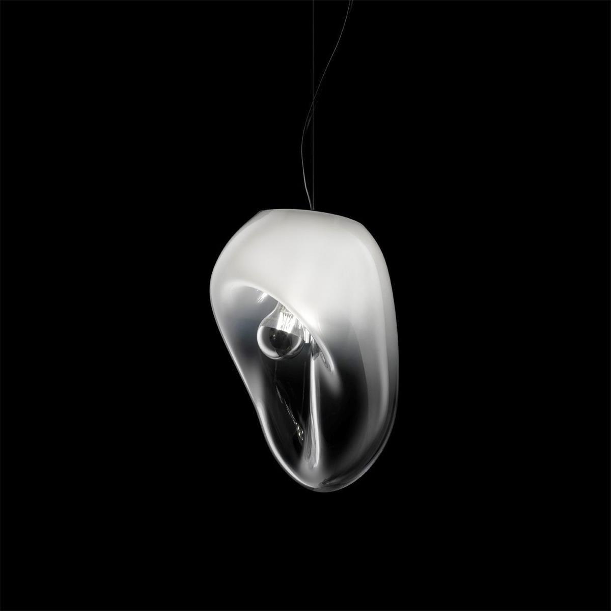Rune minimalistische hanglamp met glazen kap