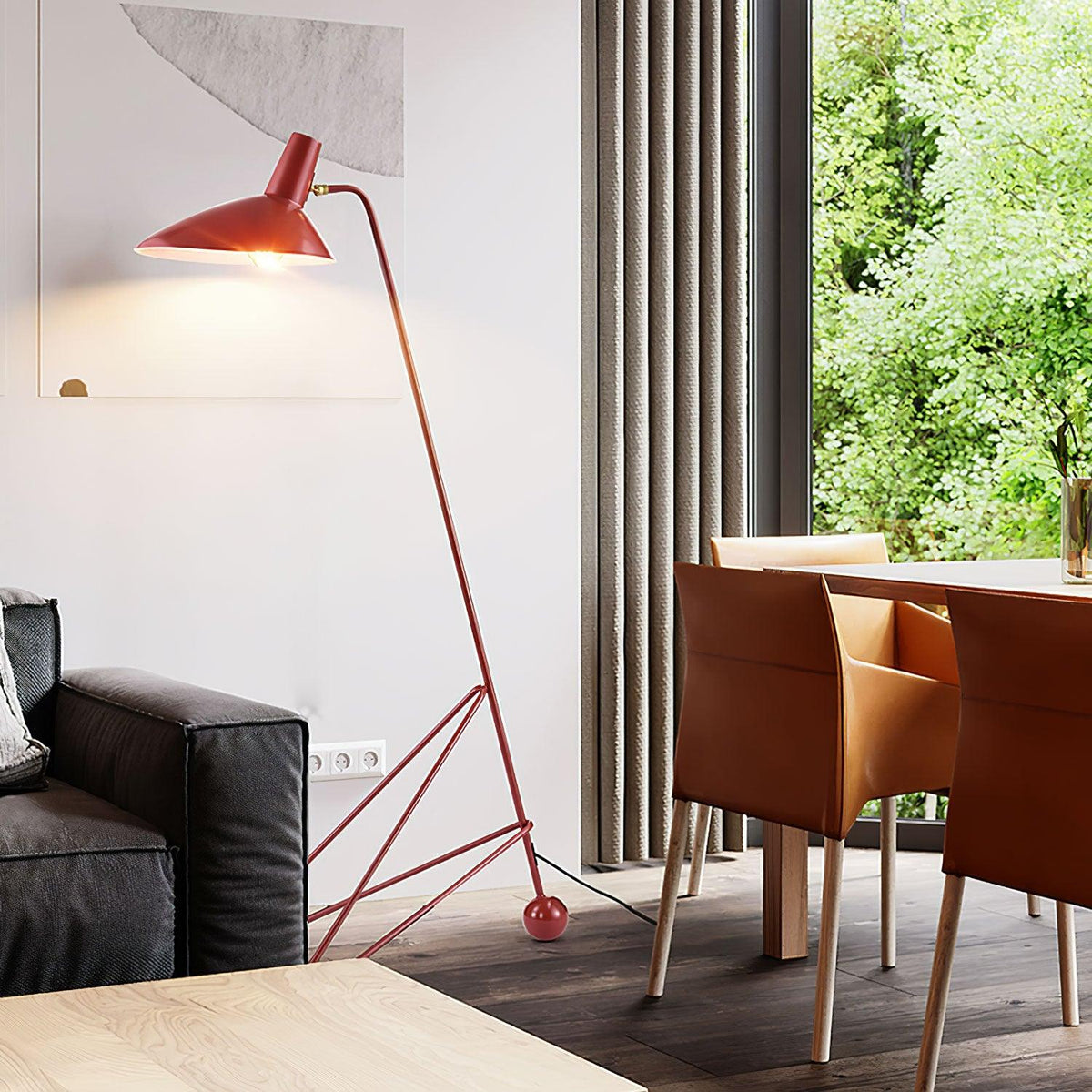 Caleleria Moderne vloerlamp in industriële stijl