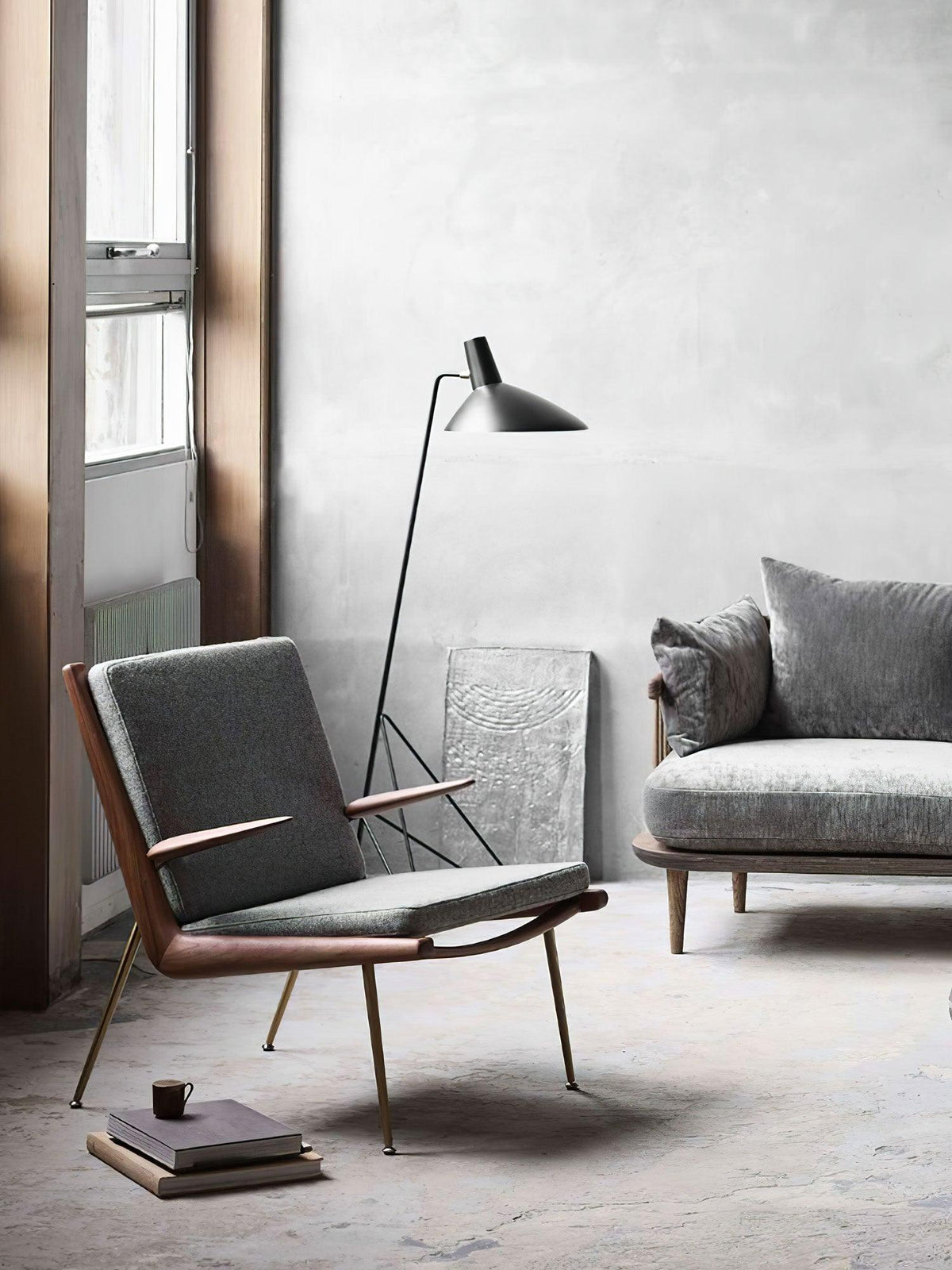 Caleleria Moderne vloerlamp in industriële stijl