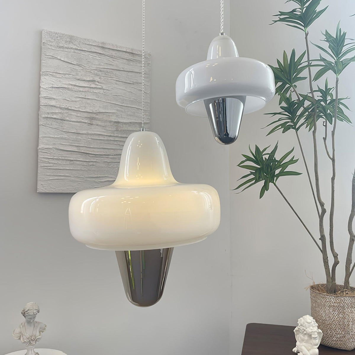 Nuvia minimalistische hanglamp van glas