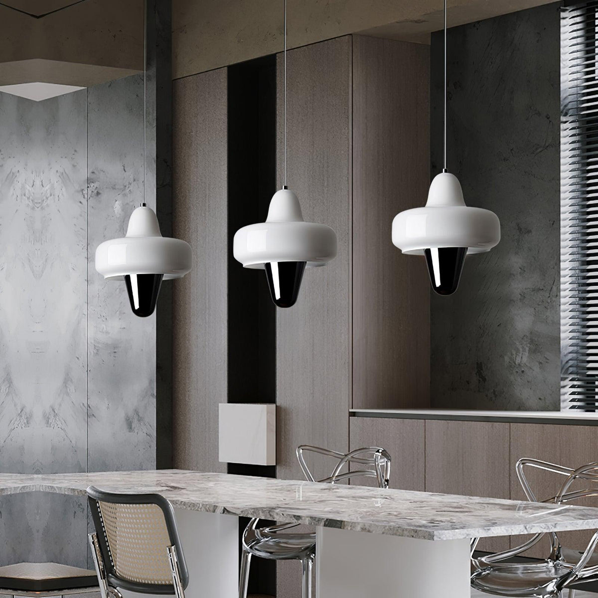 Nuvia minimalistische hanglamp van glas