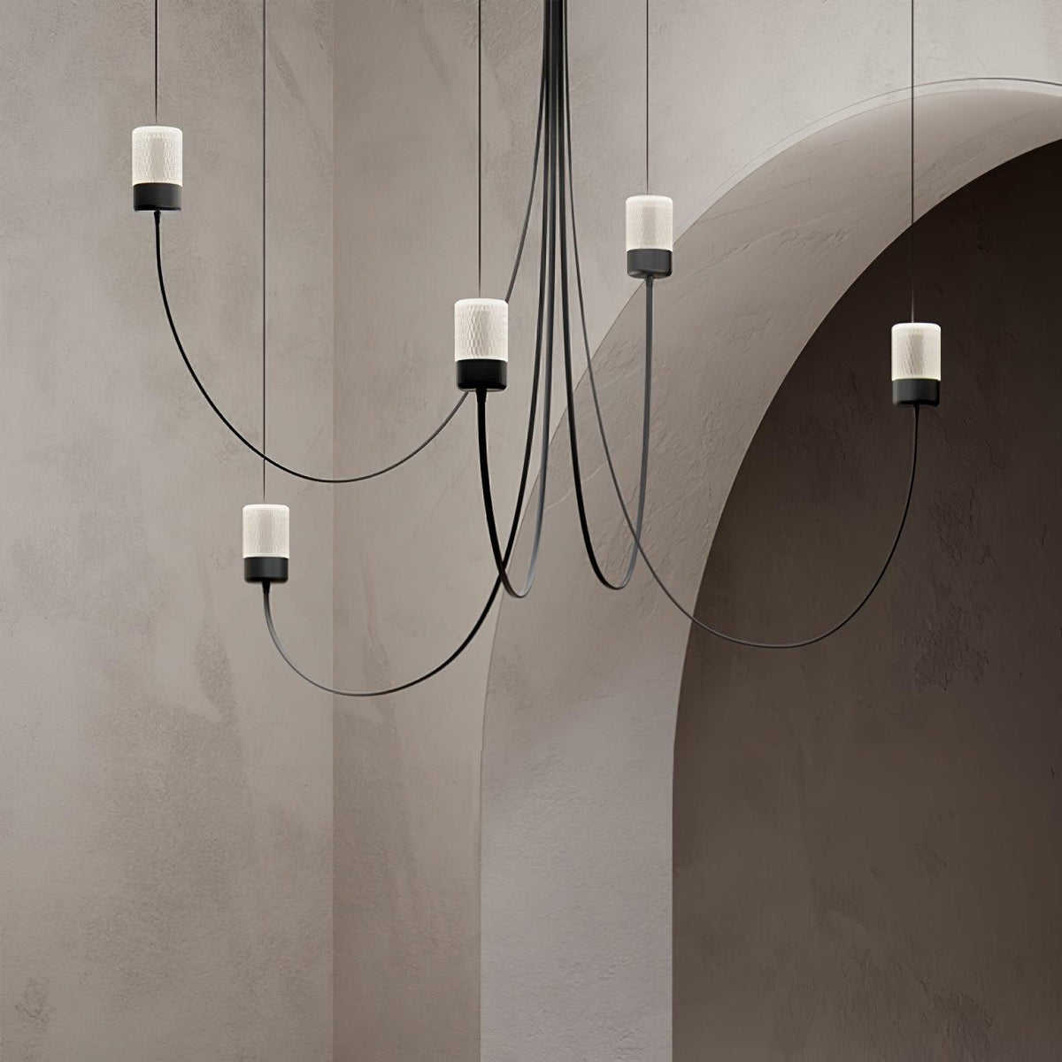 Veluaria kroonluchter Swaying elegantie glas