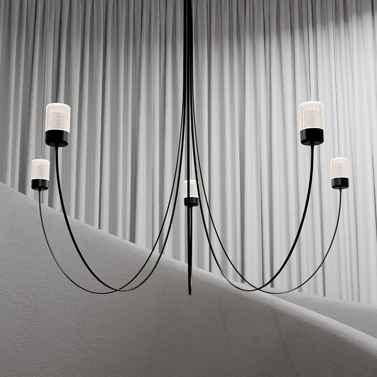 Veluaria kroonluchter Swaying elegantie glas