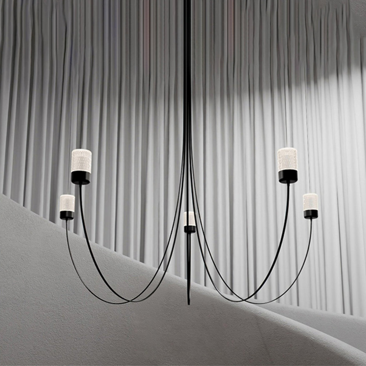Veluaria kroonluchter Swaying elegantie glas