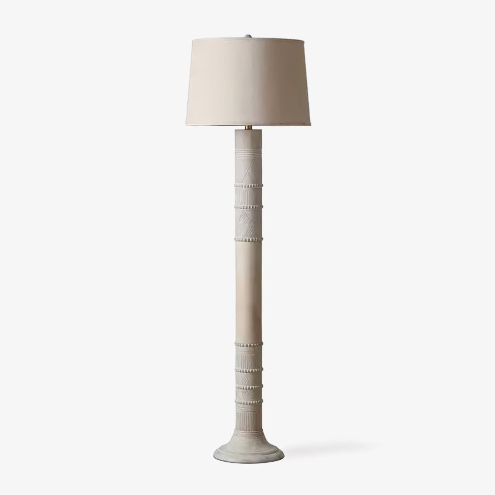 Eldon Rustic Houten vloerlamp