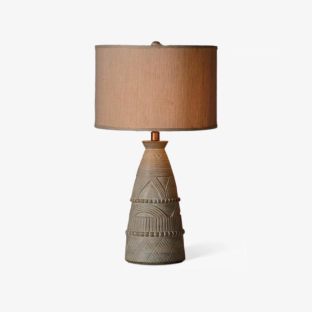 Zyra Rustic Houten tafellamp