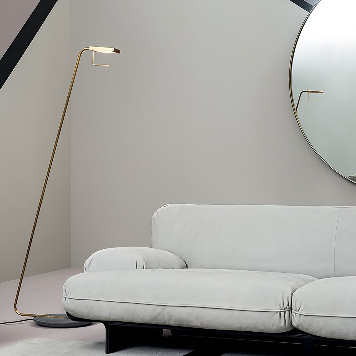Petivine minimalistisch Marmeren vloerlamp