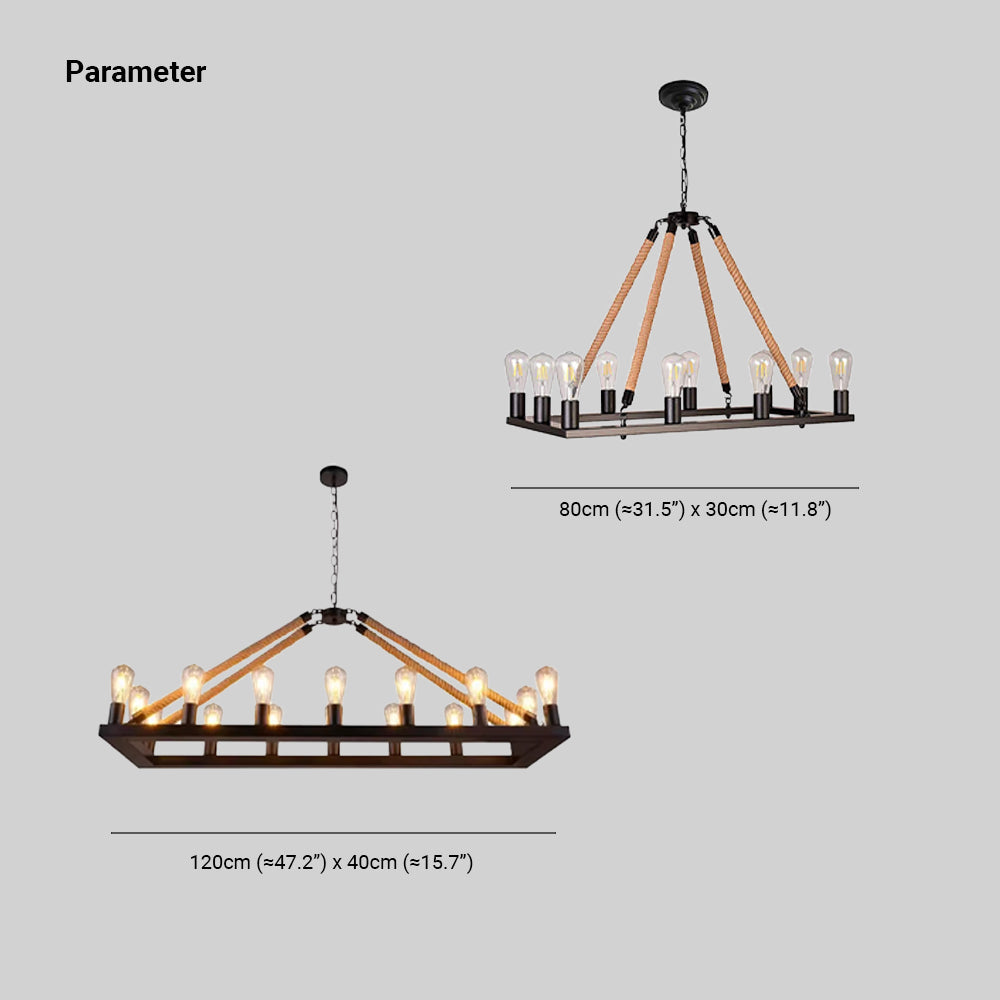 Epoch Design LED Vintage Industrieel Hanglampen Metaal Restaurant