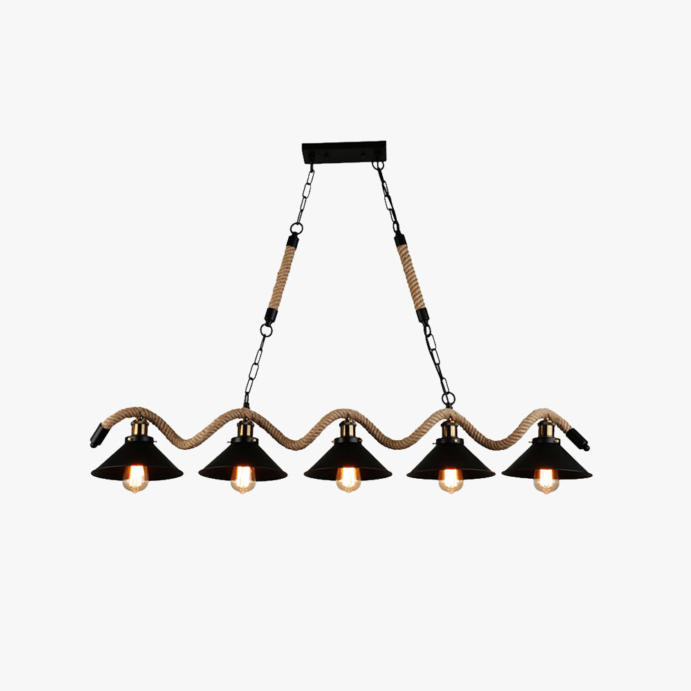 Epoch Vintage LED Zwarte Hanglampen Metaal Eetkamer/Café