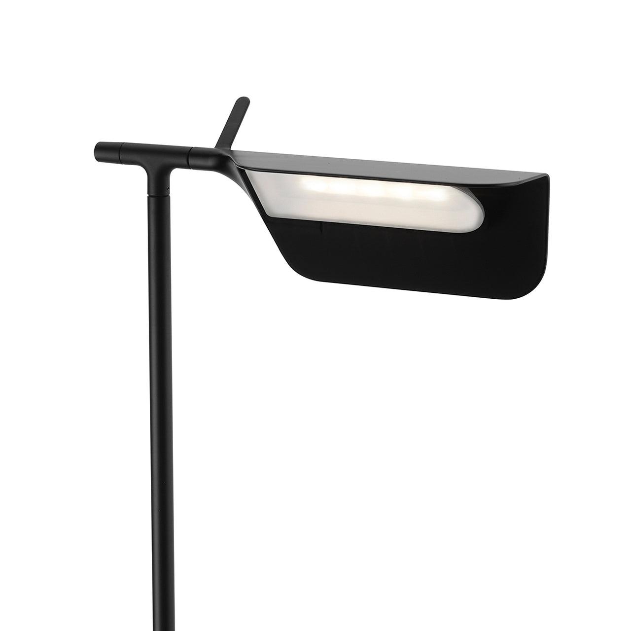 Edge Moderne Minimalistische Rechthoekige Lineaire Metalen Vloerlamp Zwart