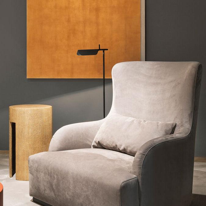 Edge Moderne Minimalistische Rechthoekige Lineaire Metalen Vloerlamp Zwart
