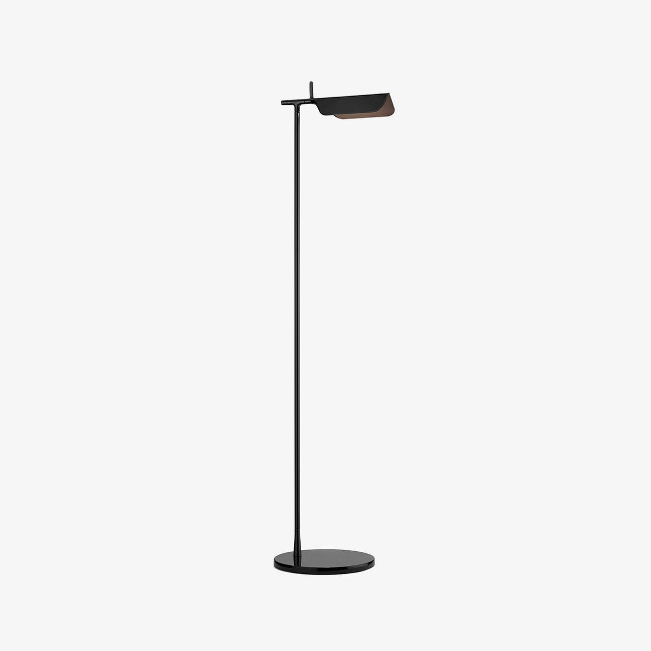 Edge Moderne Minimalistische Rechthoekige Lineaire Metalen Vloerlamp Zwart