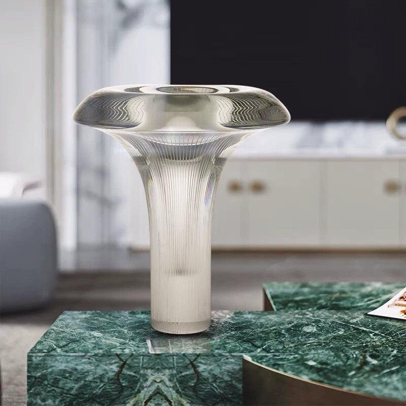 Carl moderne tafellamp van glas