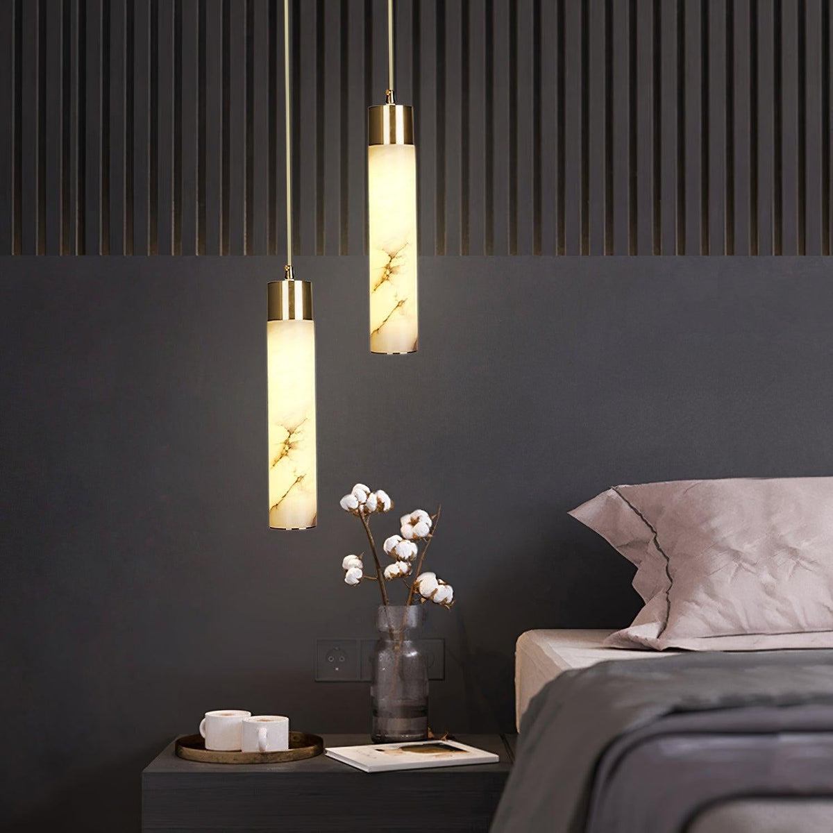 Rin Cylinder albasten hanglamp