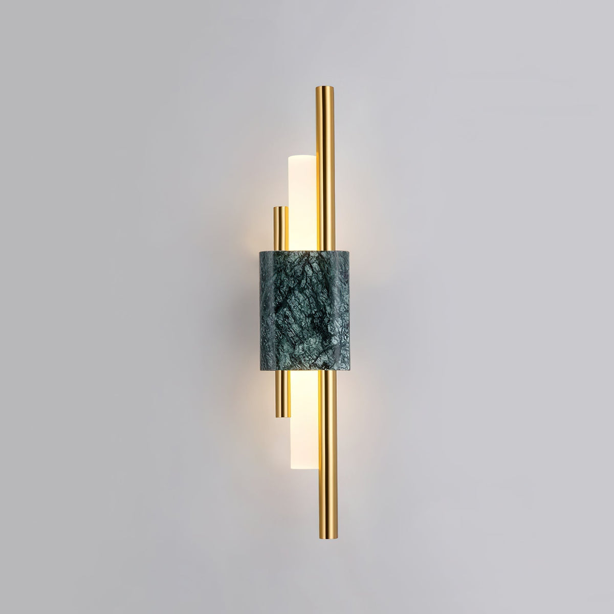 Evely Premium Noordse kunst wandlamp met marmer, met stekker